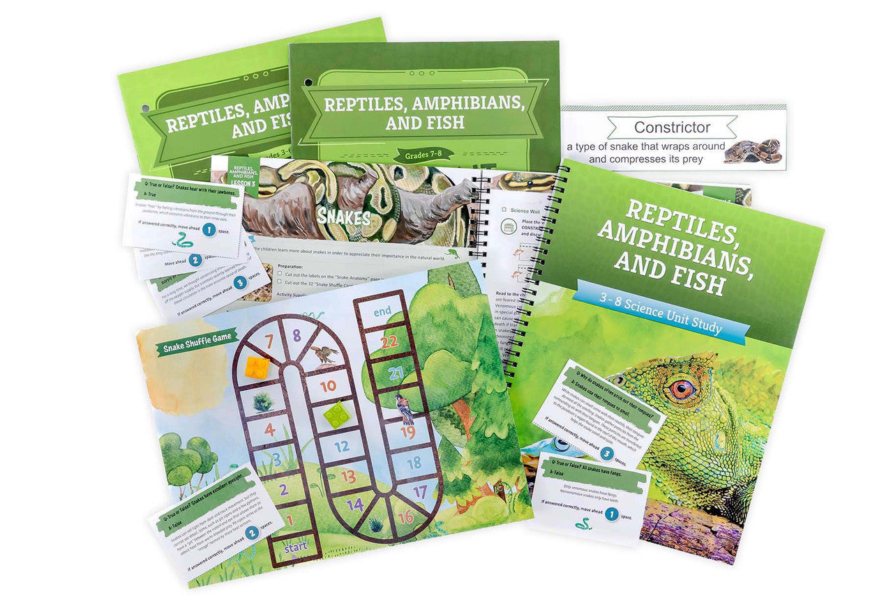 Reptiles, Amphibians, and Fish