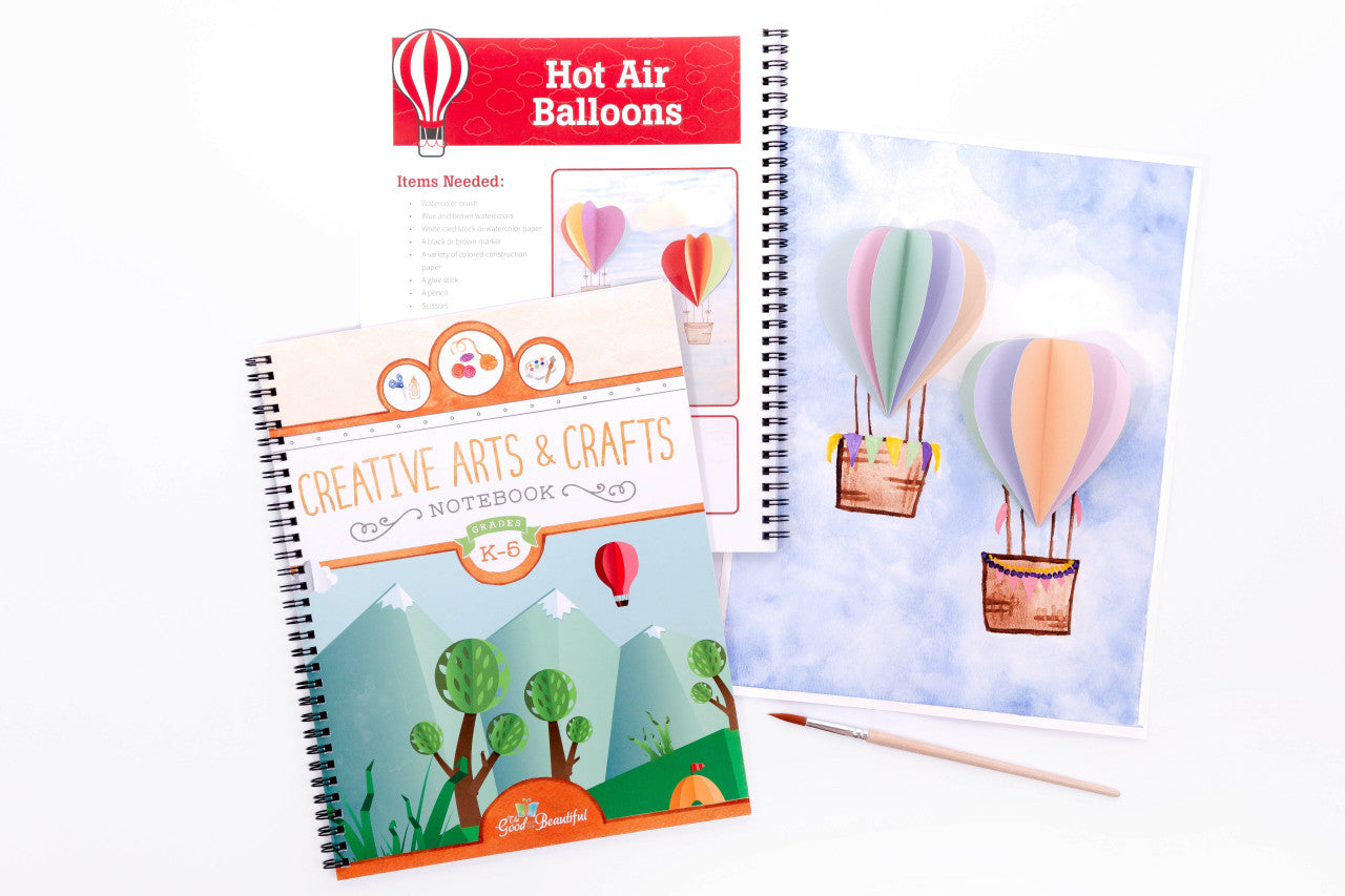 Creative Arts & Crafts Notebook: Printed Book + PDF Download