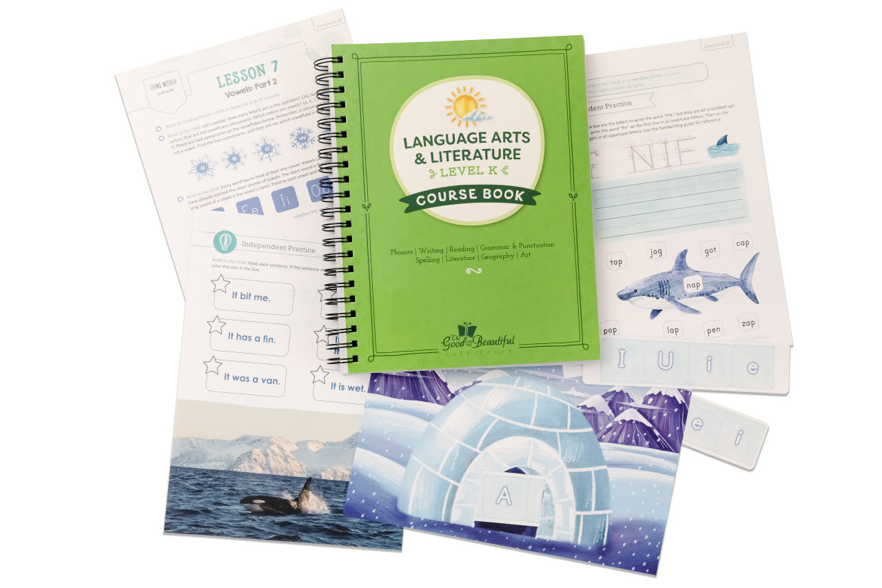 Level K Language Arts Course Set