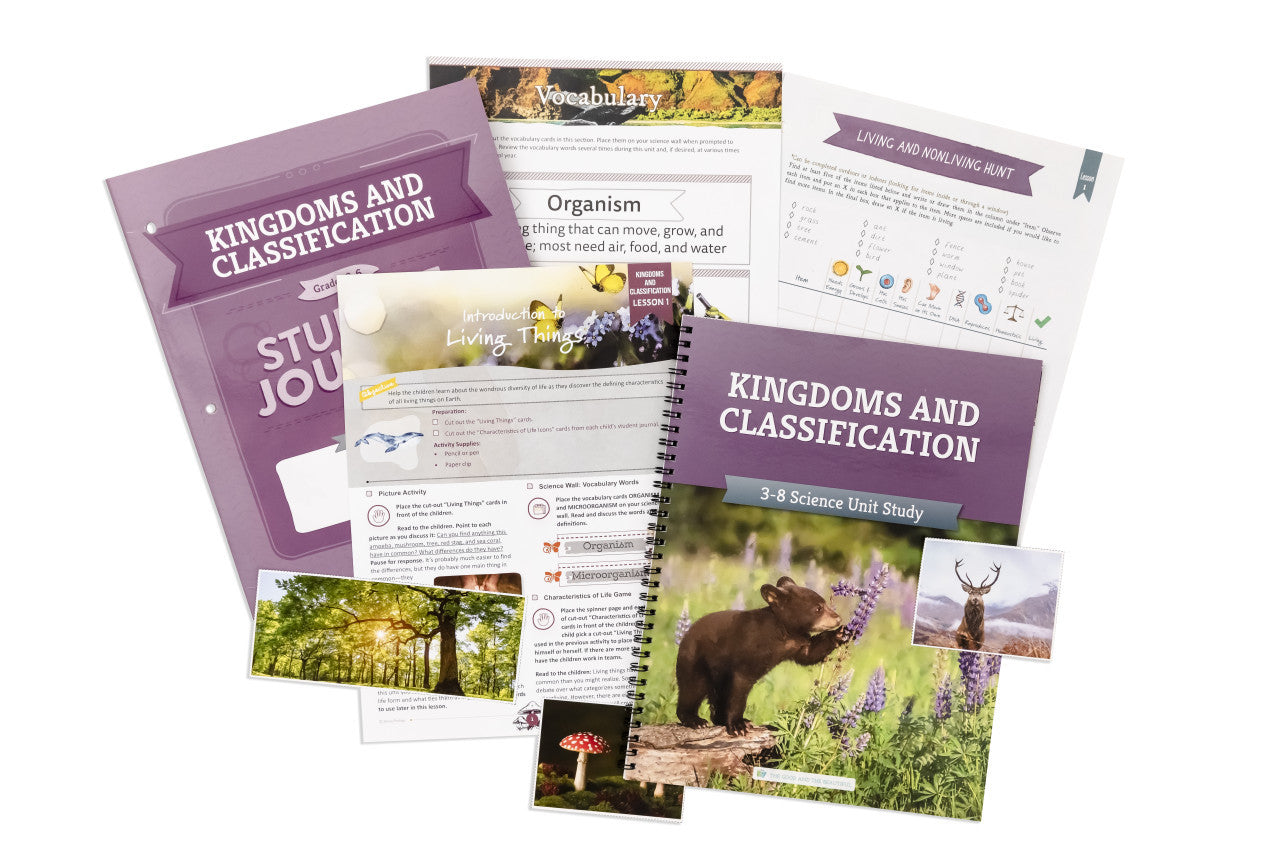 Kingdoms and Classification: Course Book: One Per Family