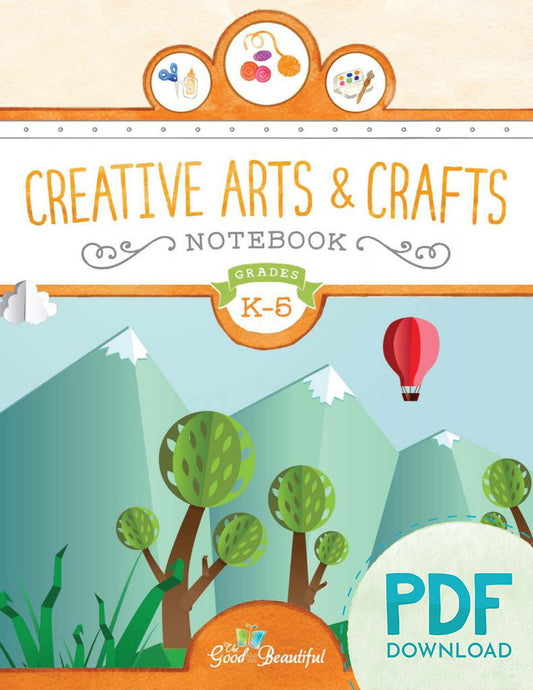 Creative Arts & Crafts PDF: Free with Purchase of Physical Creative Arts & Crafts Notebook