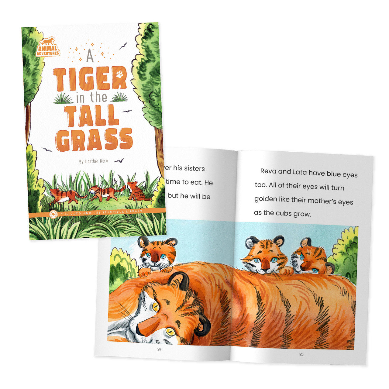 A Tiger in the Tall Grass: by Heather Horn