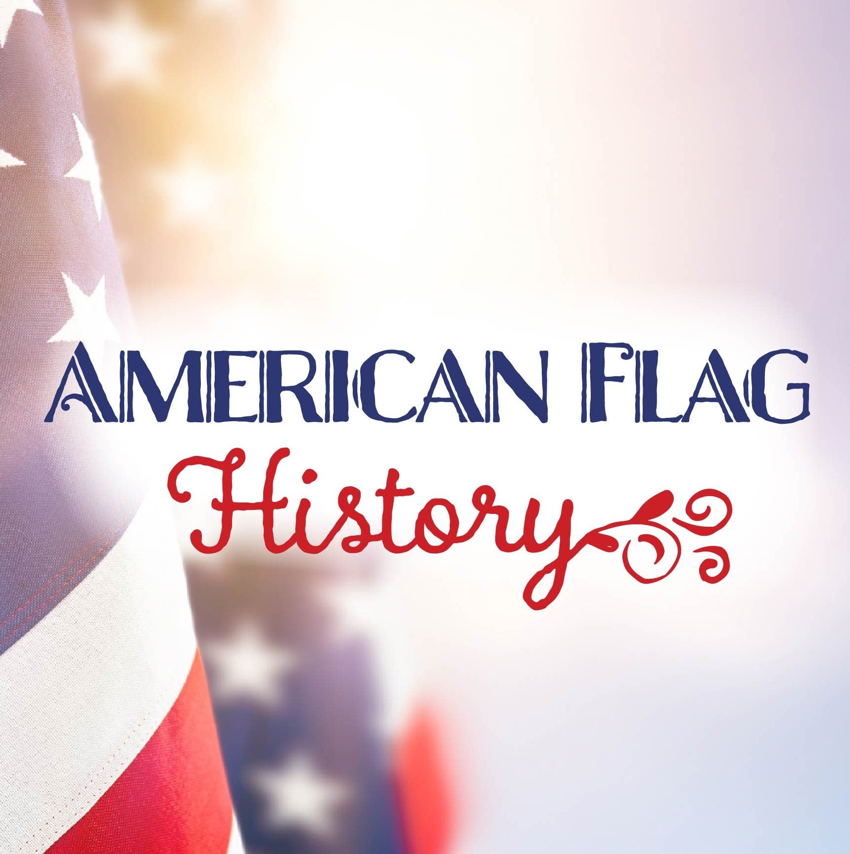 Illustrated Banner for American Flag History Blog Post - 1B