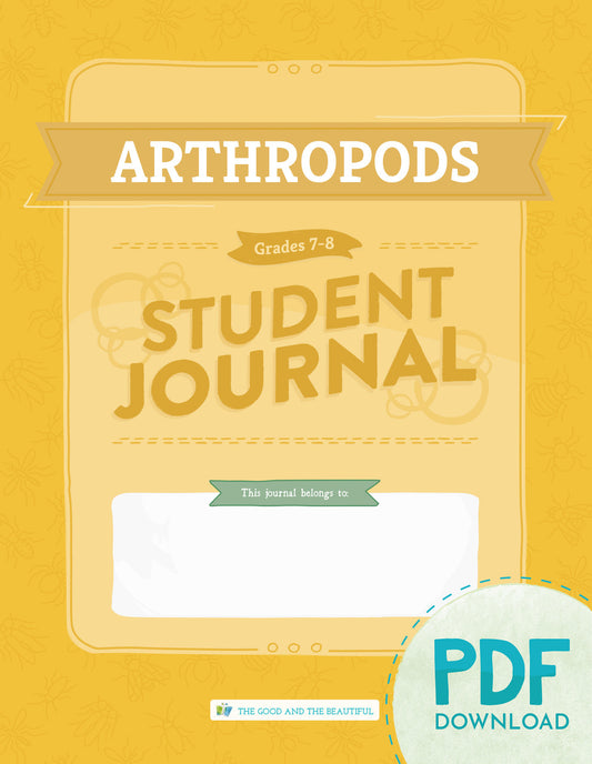 Arthropods: Student Journal Grades 7-8 (PDF)