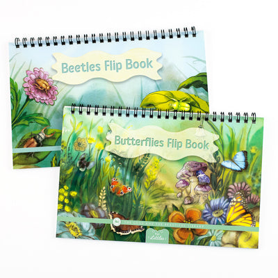 Butterflies & Beetles Flip Books