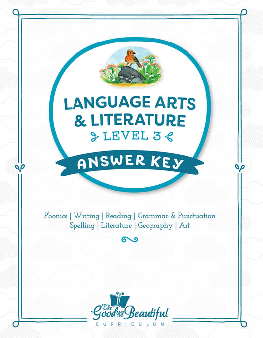 Answer Key: Language Arts Level 3