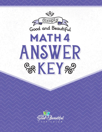 Answer Key: Math 4