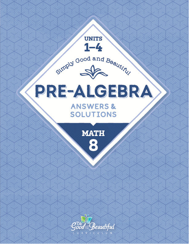 Answers & Solutions Manual: Pre-Algebra