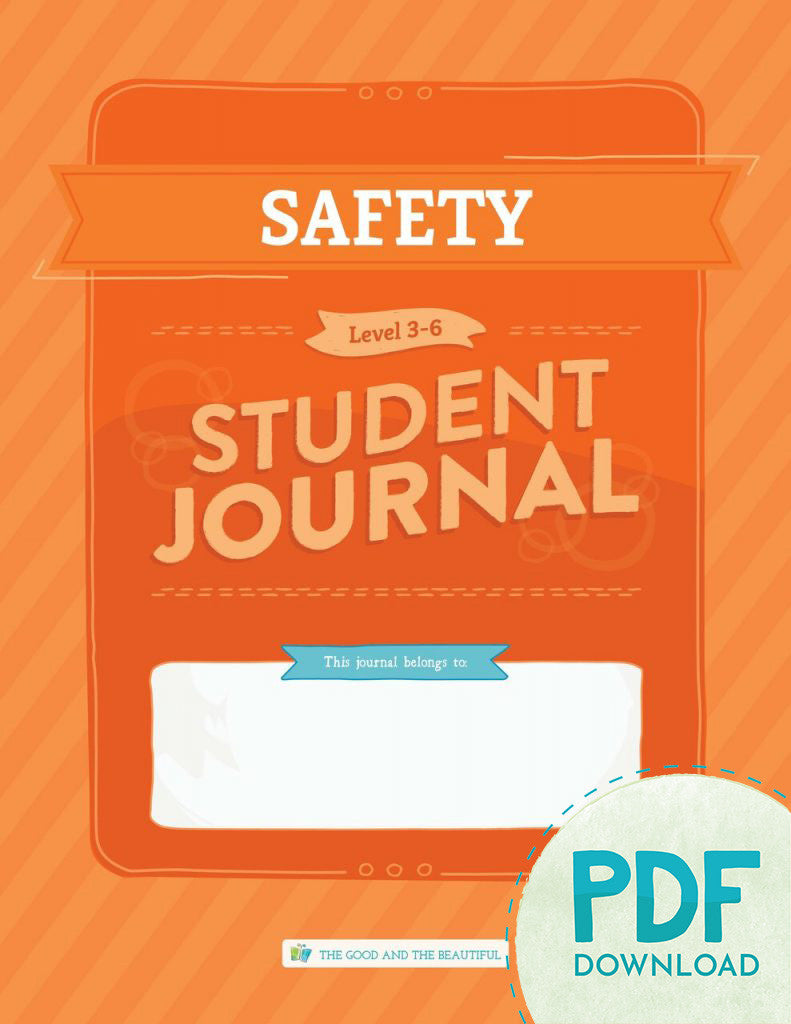 Safety: Student Journal Grades 3-6 (PDF)