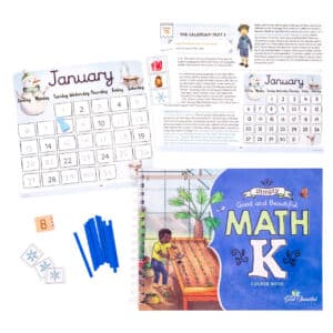 Homeschool Kindergarten Math Course Book