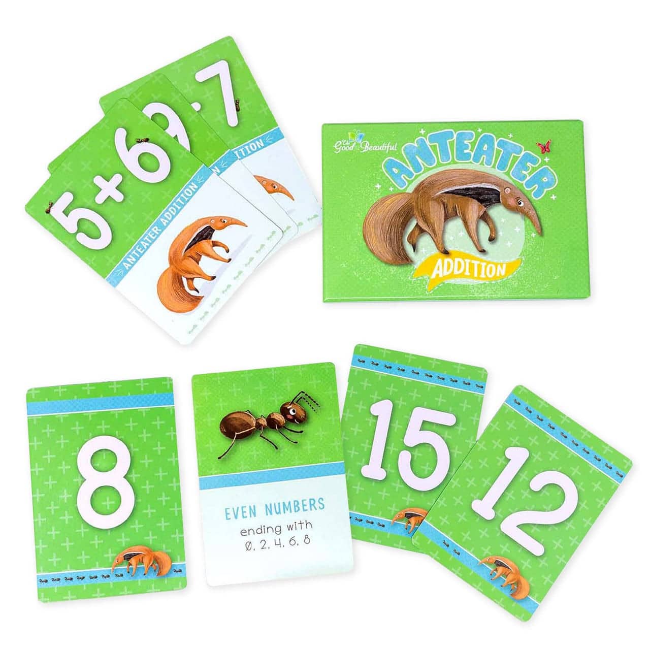 Anteater Addition Homeschool Addition Cards