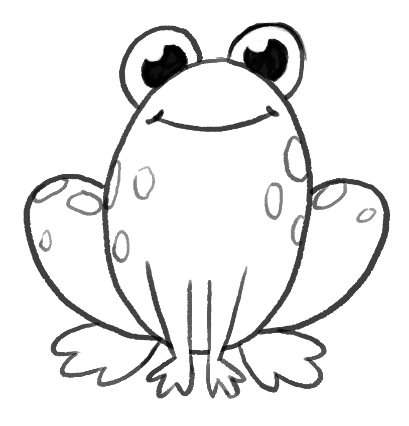 HOW TO DRAW FROG 🐸 | Easy & Cute Frog Drawing Tutorial For Beginner -  YouTube