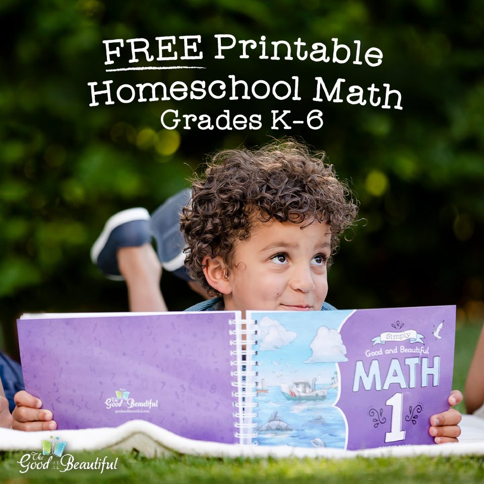 Free Homeschool Curriculum Resources The Good And The Beautiful   June Math Ads 02 Revised 960x960 