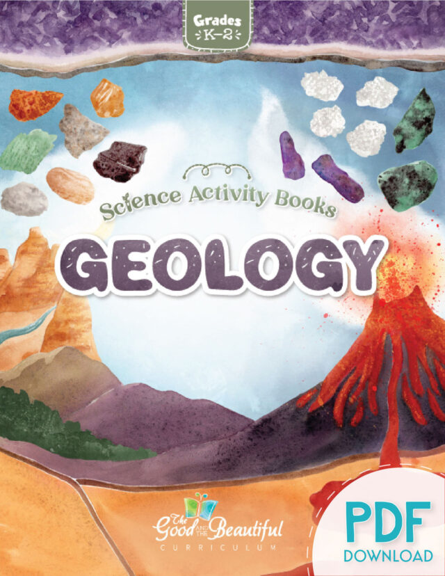 Homeschool Geology Science Activity Book PDF Download for Kindergarten to Grade 2