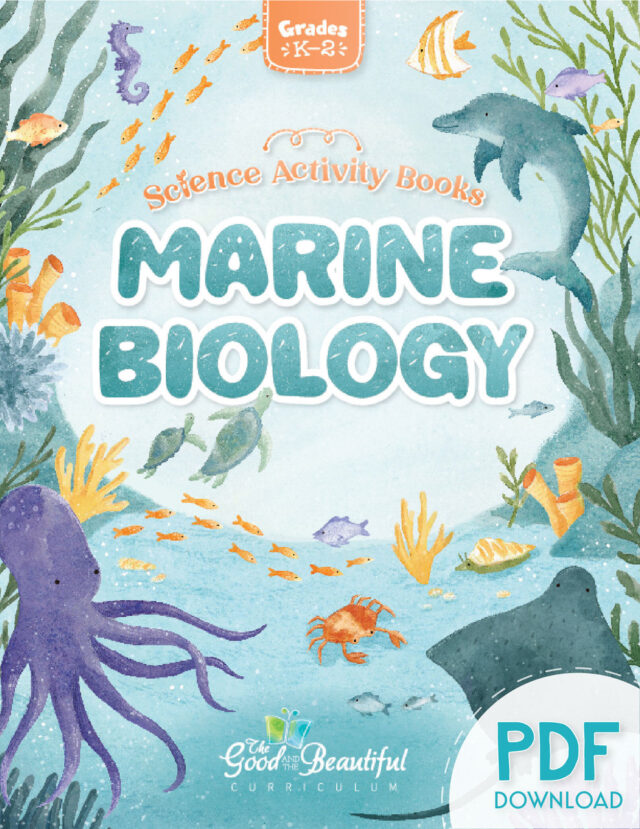 Homeschool Marine Biology Science Activity Book PDF Download for Kindergarten to Grade 2