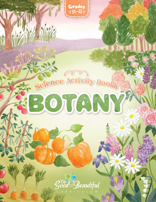 Homeschool Botany Science Activity Book for Kindergarten to Grade 2