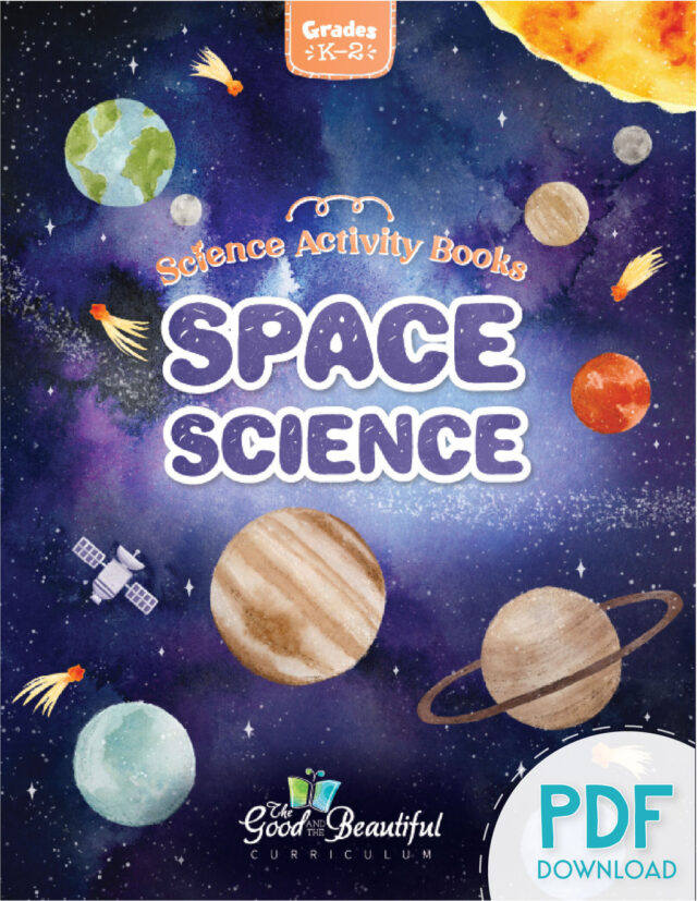 Homeschool Space Science Activity Book PDF Download for Kindergarten to Grade 2