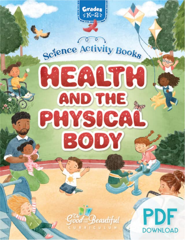 Homeschool Health and Physical Body Science Activity Book PDF for Kindergarten to Grade 2