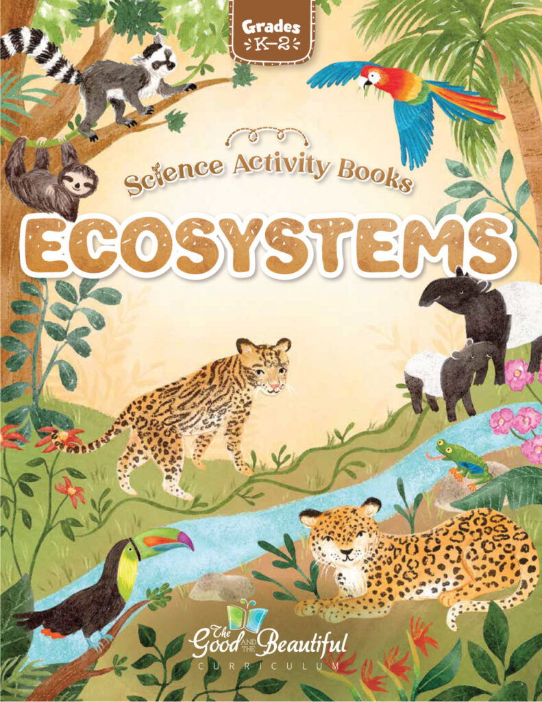 Homeschool Ecosystems Science Activity Book for Kindergarten to Grade 2